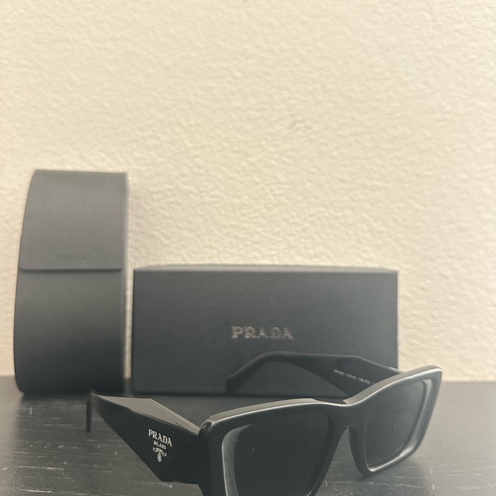 Prada Glossy Black Eyewear